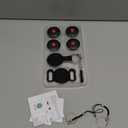 Air Tracker Tags for Android or iOS, Air Tags-4 Pack Dual System iOS Android Bluetooth Tracker Waterproof Work with iOS Find My and Google Find Hub App Finder for Wallets,Bags,Suitcases