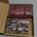 Christmas Tartan Plaid Napkins -12 Pack Cloth Napkins - Xmas Holiday Lunch Brunch Dinner Party Festive Celebration - Paperless Reusable Washable Table Napkin -17x17 Red Green