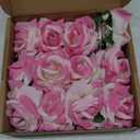 Yilloog 12 Pack Rose Hair Clip Flower 2.8'' Hairpin Floral Brooch Floral Hairclips Mexican Flowers Hairpin Party Supplies for Women Rose Hair Accessories Wedding Pack(Pink)