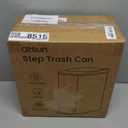 Cesun Small Bathroom Trash Can with Lid Soft Close, Step Pedal, 6 Liter / 1.6 Gallon Stainless Steel Garbage Can with Removable Inner Bucket, Anti-Fingerprint Finish (Matt Black)