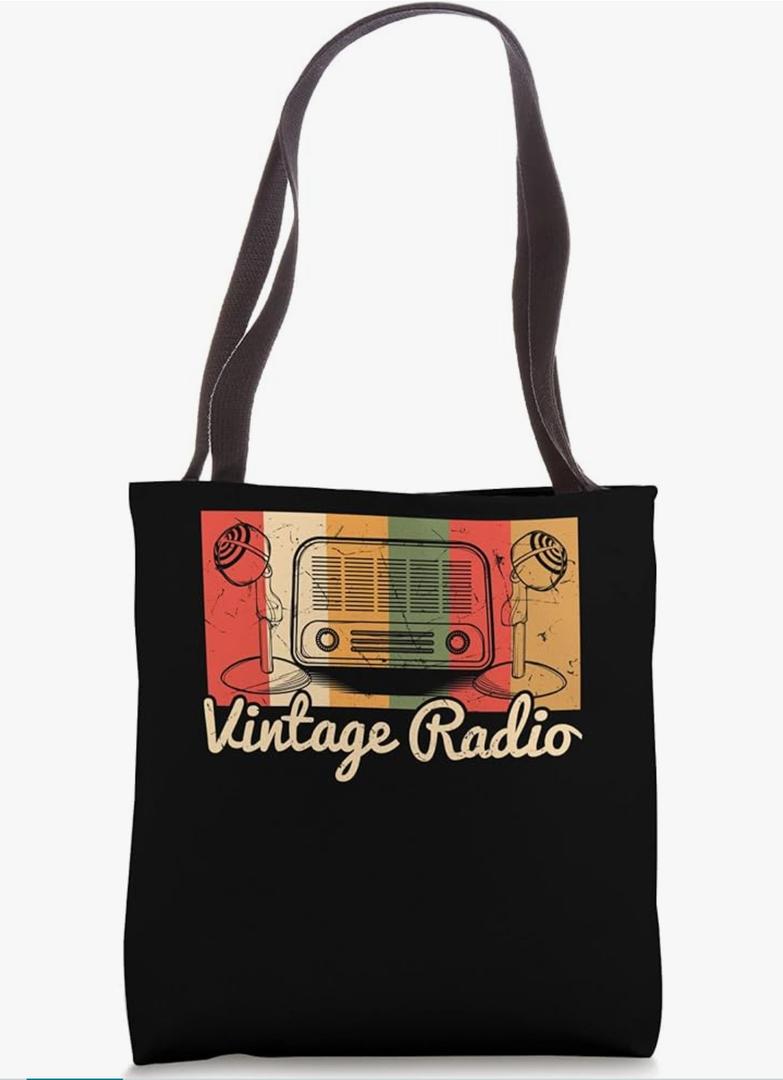Vintage Radio Retro Fans Tote Bag Vintage Radio Retro Fans Tote Bag