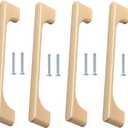 Alloy Cabinet Pulls 4-Pack Zinc Alloy Handles Cabinet Handles Cabinet Door Wardrobe Drawer Handles Hardware Accessories 128Mm Gold