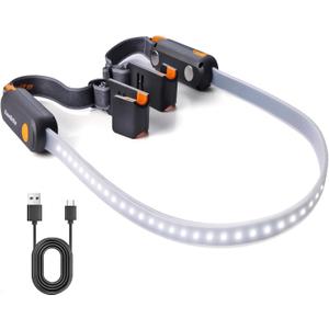 EverBrite Rechargeable Underhood Work Light, Magnetic Under Hood LED Work Light Bar for Mechanic, 3 Power Modes with Adjustable Straps and Hooks, Ideal Gifts for Mechanics, Men, Automotive, Garage