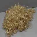 Women`s 50s Curly Blonde Movie Sweetheart Wig for Sandy Film Fancy Dress Costume