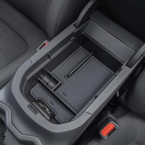 JDMCAR Center Console Tray Organizer Compatible with Toyota RAV4 Accessories 2025 2024 2023 2022 2021 2020 2019 and 2021-2025 RAV-4 Prime, Armrest Insert Container ABS Material Secondary Storage Box