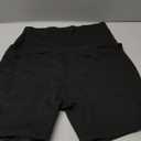 FULLSOFT High Waisted Biker Shorts for Women-5" Tummy Control Fitness Athletic Workout Running Yoga Gym Shorts (Small-Medium, 1-black)