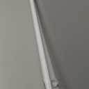 48 Inch Nickle Ceiling Fan Downrod, 1" Diameter Ceiling Fan Extension Rod (No Threads) with 5 x 18-AWG Wires,Universal Down Rods for Ceiling Fans,Easy Installation