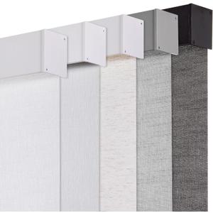 Persilux Light Filtering Shades for Indoor Windows Shades Pull Down Cordless Roller Shades with Striped Jacquard Fabric UV Protection Roller Blinds for Windows Home Office, Light Grey 58" W x 72" H