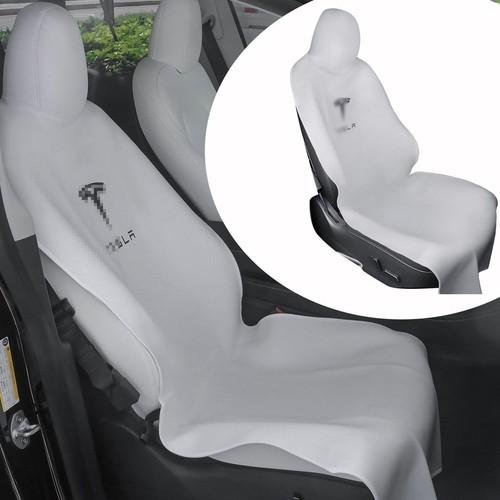 Seat Protector for Tesla Model Y/3 Waterproof Child Seat Protect Accessories (1-Pack) White