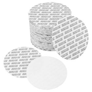 PATIKIL 66mm/2.6" Foam Lid Liner, 80Pcs Adhesive Round PS Pressure Sensitive Seals, Cap Liners Resistant Tamper for Plastic Glass Jar Bottle Cap Canning Vials Seals