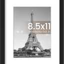 upsimples 8.5 By 11 Picture Frame, Certificate Frames, Black 1 Pack