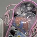 Clothes for Labubu, Clothes and Accessories Set Designed for Labubu Doll Clothes, Includes Display Bag, Clothes Rack, Headphones, Camera, Glasses, Shoes, and 6 Mini Accessories