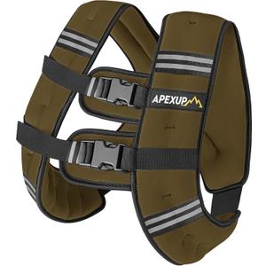 APEXUP Weighted Vest Men Women, Weight Vest for Women Workout Equipment for Strength Training Running, 30lbs