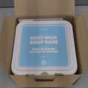 5Lb Goat Milk Soap Base - SLS/SLES Free, No Palm Oil, Organic - Melt and Pour Goats Milk Soap Making Supplies - All Natural, Gentle on Skin, Moisturizing, Perfect for DIY Projects (80 Ounce (Pack of 1))