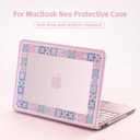 for 2026 MacBook Neo 13-inch A3404 Case, Matte Hard Plastic Cover, Slim Lightweight Anti-Scratch Smudge Resistant Shell, Minor Drop Protection with TPU Keyboard Cover & Screen Film (Pink)