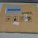 FENNIO Vanity Mirror with Lights 14"12" Makeup Mirror with Lights,Lighted Vanity Mirror Tabletop, Smart Touch with 3-Color Lighting, Dimmable, For Vanity Desk Tabletop (White)