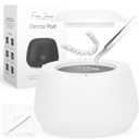 Fiona James 48kHz Ultrasonic Dental Pod Cleaner with UV  White | Retainer, Aligner, Night Guard & Denture Cleaner | Sonic Cleaning Machine for Oral Appliances & Jewelry