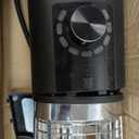 Outdoor Heater for Patio w/Remote, 1500W, 60 Oscillation, 9H Timer, 9 Heat Level, Tip-Over/Overheating Protection, Safety Lock, for Garage Porch Office Black