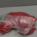 XIMISHOP 4PCS Christmas Stockings with Name Tags, 18inch Large Personalized Cable Knitted Xmas Hanging Stocking Decorations for Holiday Christmas Party Family Decor (Red)