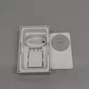 3 in 1 Charging Station for iPhone 17/16/15/14/13/12 Series, Wireless Charger for Apple WatchTravel Magnetic Charging Stand for AirPods (White Grey)