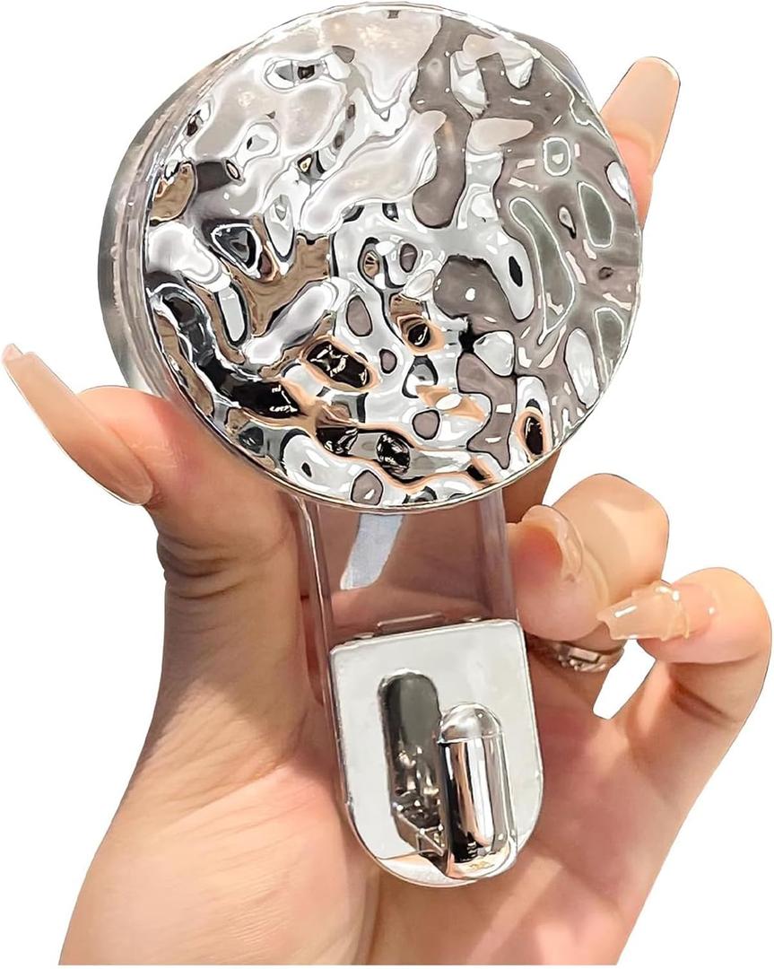 2pcs Suction Cup Hooks No Drilling for Bathroom/Kitchen/Window Glass & All Indoor Spaces