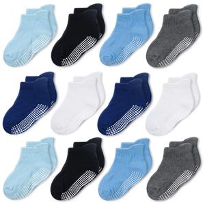 Cozy Way, Ankle Grip Socks, 3-5 Years, 6 Pack