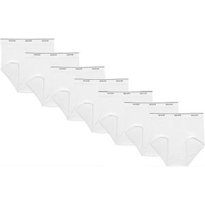 Fruit of the Loom Men's Basic White Brief Multipack (L)