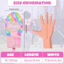 Sliding Mitt, Baseball Sliding Mitt for Youth Girls, Baseball Softball Sliding Glove with Elastic Compression Strap, Universal Right or Left Hand