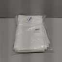 MYSKY HOME White Sheer Curtains Short Window Treatment Panels Light Filtering Privacy Protect Drapes Set, Boho Farmhouse Style Texture Soft Touch, 50" Wide x 63" Long, 2 Panels