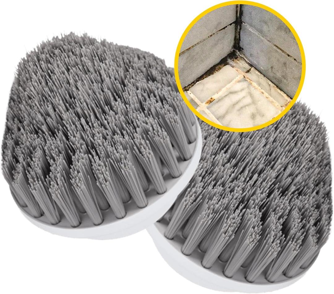 Cone Brush Heads (2 Units) for Electric Cleaning Brush The Corners and Hard-to-Reach Places