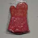 sungwoo Extra Long Silicone Oven Mitts, Heat Resistant Oven Gloves with Quilted Liner Non-Slip Textured Grip Perfect for BBQ, Baking, Cooking and Grilling - 1 Pair 14.6 Inch Empire Red