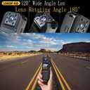 1080P Body Cameras with Audio and Video Recording| 180 Rotating Lens | 6-8HR Battery | Night Vision | 64GB SD Card | 1.3" LCD | Portable Security Cam for Police, Law Enforcement, Outdoors & Meetings