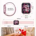 Smart Watches for Women (Android/iPhone), 1.83" HD Smart Watch with Calls/Messages/Notifications, Sleep/Heart Rate/SpO2/Blood Pressure Monitor, 110+ Sports Modes Fitness Tracker Watch, 1000mAh Battery