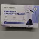 BEAUTURAL Steamer for Clothes, Portable Handheld Garment Fabric Wrinkles Remover, Aluminun Heating Plate, 35Second Fast Heatup, Large Detachable Water Tank (Only for 120V), Blue