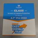 Power Theory Designed for iPhone 14 Pro Max Screen Protector and Camera Lens Protectors with Easy Install Kit [Premium Tempered Glass], [9H Hardness] 2+2 Pack