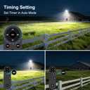 Kekeou 100W Dusk to Dawn LED Flood Light with Remote, 6500K Security Lights | 14000LM, IP67 Waterproof & Rugged, Timer, 10KV Surge, Flicker-free, 240 Adjustable Mount for Yard, 100W-Arm