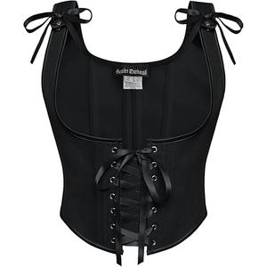 Scarlet Darkness Women's Underbust Corset Top Renaissance Medieval Lace-up Boned Fairycore Pirate Corsets US 6