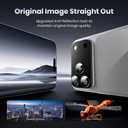 Hoerrye for iPhone 17 Pro Max Camera Lens Protector - [12FT Shatterproof Military Grade] [Strong Adsorption] Metal 9H+ Tempered Glass Camera Screen Full Cover Case Friendly,Black