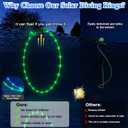 Solar Pool Diving Rings with Light for Kids 4-12 Dive Toys Rings 30 In