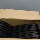 HOUSE DAY Black Plastic Hangers 60 Pack, Clothes Hangers with Non Slip Hooks, Durable & Space Saving Coat Hanger, Light-Weight Clothing Hanger, Perfect Closet Organizer for Everyday Use