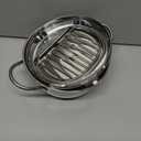 Deep Fryer Pot 304 Stainless Steel Japanese Frying Pot 2.2L, Janpanese Style Tempura Frying Pot with Lid, with Temperature Control Oil Drip Drainer Rack, or Fried Chicken, Shrimp, French, Chips dip