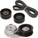 38382 Drive Belt Tensioner Pulley Assembly Kit Fit for Dodge Ram 1500/2500/3500 5.7L V8 2003-2008, Drive Belt Tensioner Component Kit Replace OE# 53032130AA, 53032130AC, 38058, 7PK2570