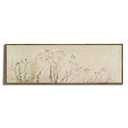 Framed Canvas Wall Art for Bedroom - Long Horizontal 13.5x40" Above the Bed - Vintage Farmhouse French Country Room Decor - Long Beige Neutral Flower Floral Poster, Cottagecore Aesthetic Ready to Hang