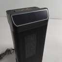 Space Heater, Electric Space Heaters for Indoor Use with Thermostat, Remote, 1-12H Timer, 70Oscillation and Overheat Protection, 1500W PTC Ceramic Fast Safety Heat for Office Bedroom (Black)