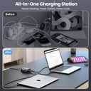 USB C Charger Block 200W Multi Port USB Fast Charging Station Hub GaN PPS PD 100W Type C Wall Charger Power Adapter for Multiple Devices Laptop iPad iPhone 17 MacBook Galaxy S26 Android Pixel DELL