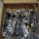 Ravinte Arch Cabinet Pulls Solid 10 Pack 3 Inch Matte Black Kitchen Cabinet Handles Flat Square Foot Curved Drawer Pulls Hardware for Kitchen Cabinet