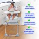 CATCHY - Food Catcher - Compatible with Graco Slim Snacker High Chair + 11 Other High Chairs - Highchair Sold Separately - Baby & Toddler Food & Mess Catcher - Under High Chair Accessory