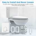 Elongated Toilet Seat with Built in Potty Training Seat, Potty Training Toilet Seat for Toddlers, Magnetic Kids Seat and Cover, Slow Close and Never Loosen, Fits both Adult and Child, White, 19"