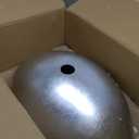 Bathroom vessel sink, Artistic Tempered Glass Oval Vessel Sink Above Counter with Chrome Faucet and Pop-up Drain Combo, Silver