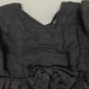 TENTIDE Baby Girl My Little Black Dress Romper Cotton Ruffle Long Sleeve Tutu Dress Birthday Party Fall Winter Clothes (Black, 12-18 Months)